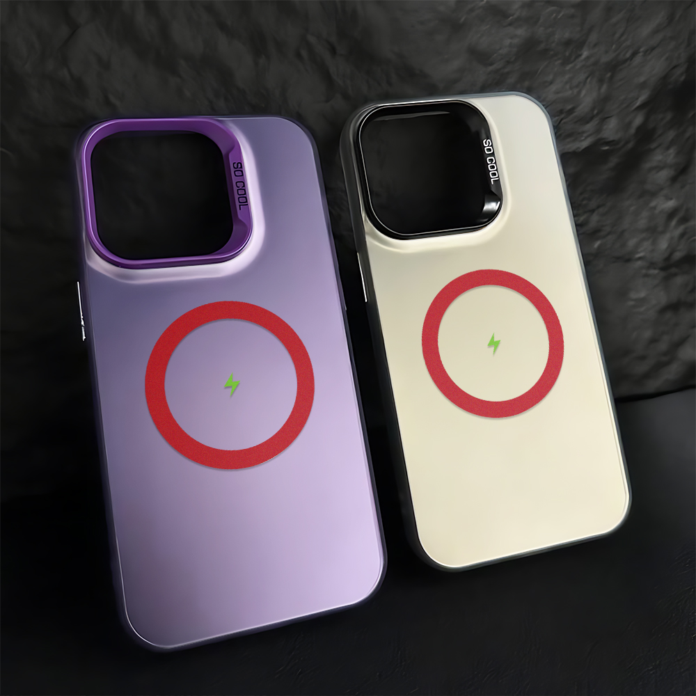 Apple Iphone 15 Pro Max - Red Circle Lightning Bolt Print Y2K
