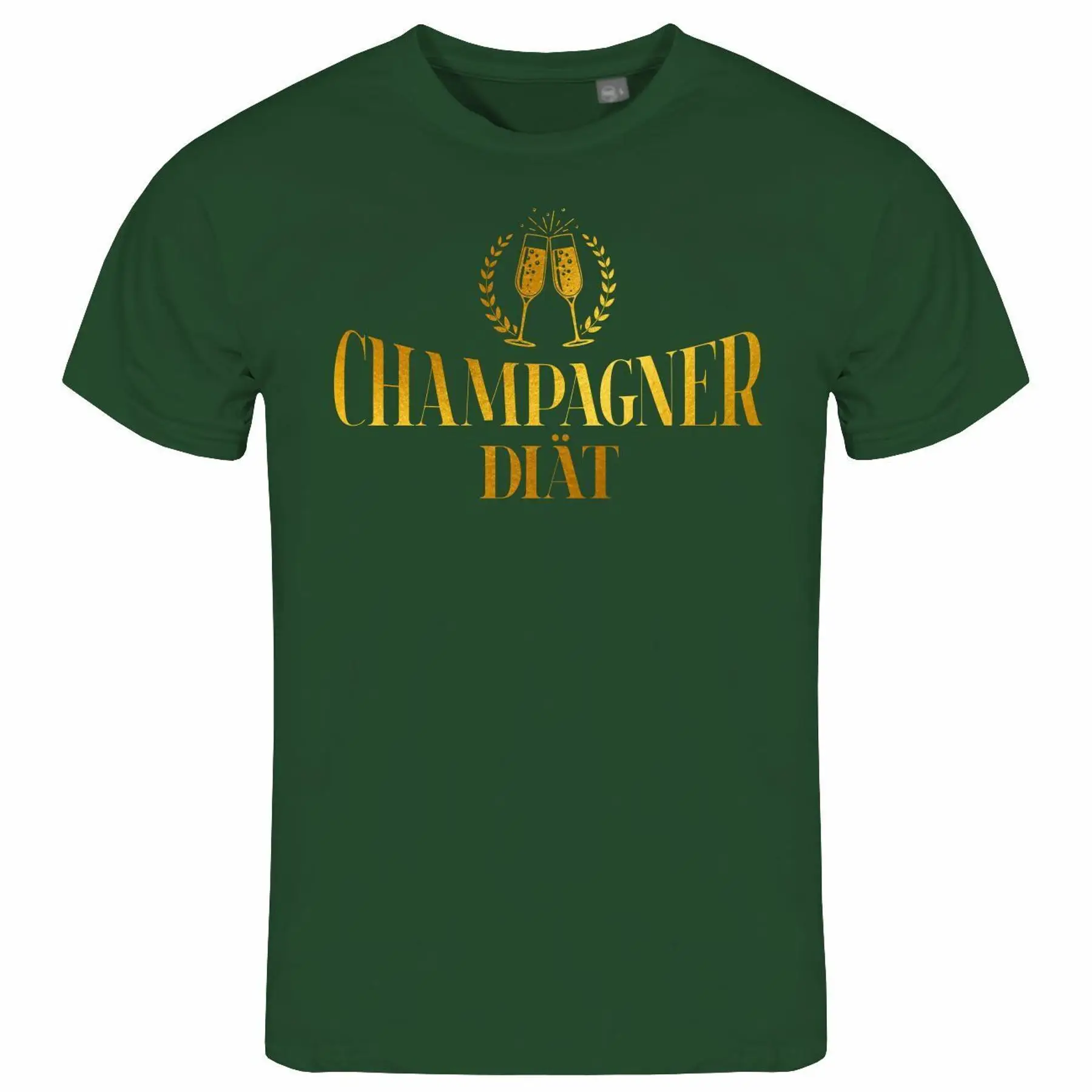 Mens T Shirt Champagne Diet S  - Luxury Lifestyle Shorts recension och pris